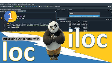 Slicing and Dicing a Pandas DataFrame | loc vs iloc vs ix | Selection using loc vs iloc vs ix