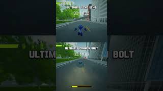 Ultimate Cannon Bolt VS Ultimate Echo Echo New Speed Test comment task #shorts #ben10