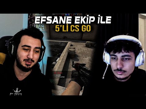 SERCAN EFSANE EKİP İLE CS GO #1 / Alper Biçen, Ebonivon, CyberRulzTv