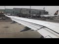 Lufthansa a321 cloudy take off from frankfurt