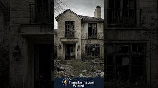 Abandonned Mansion Transformation! From Ruin to Dream Home! #renovation #timelapse #beforeandafter