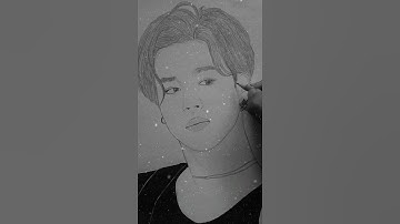 How to draw Jimin in 5 seconds 😜🔥 |#shorts #short #shortvideo #btsshorts