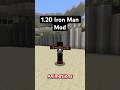 Iron Man Addon in 1.20 Is INSANE… #ironman #minecraft #shorts #gaming #marvel #minecraftmods