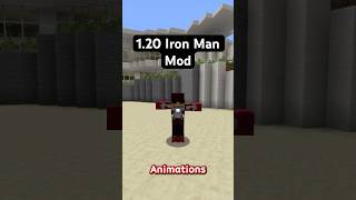 Iron Man Addon in 1.20 Is INSANE… #ironman #minecraft #shorts #gaming #marvel #minecraftmods