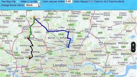 Route Planner With Multiple Trips and Waypoints