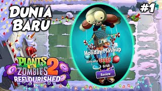 DUNIA ALTERNATIF INI PENUH DENGAN MISTERI ! | Plants vs. Zombies 2 Reflourished Indonesia Ep.1