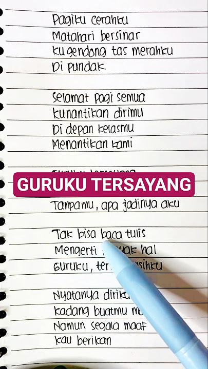 GURUKU TERSAYANG - Melly Goeslaw Cover || Lirik 'pagiku cerahku matahari bersinar' || Viral Tiktok