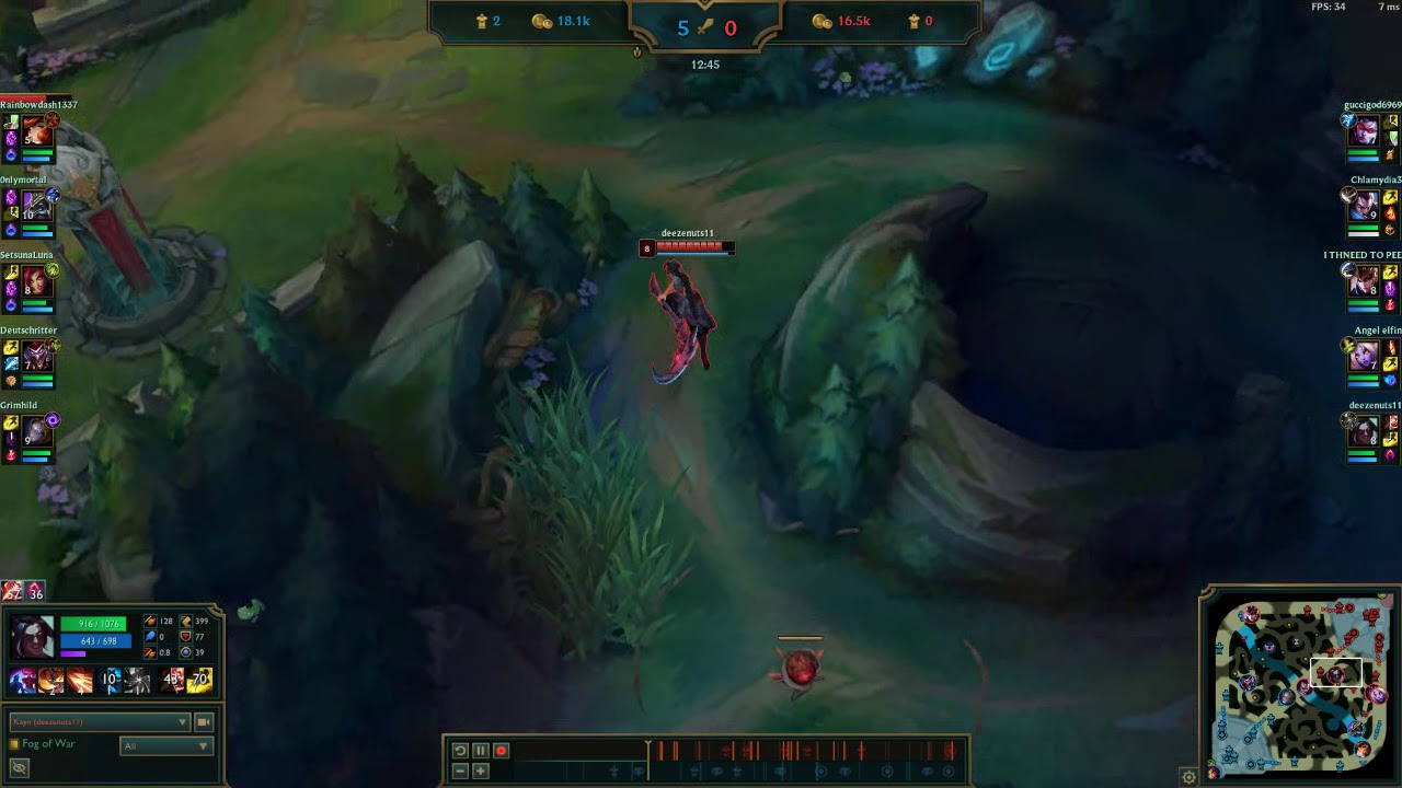 League of Legends Kayn Shadow Assassin Jungle