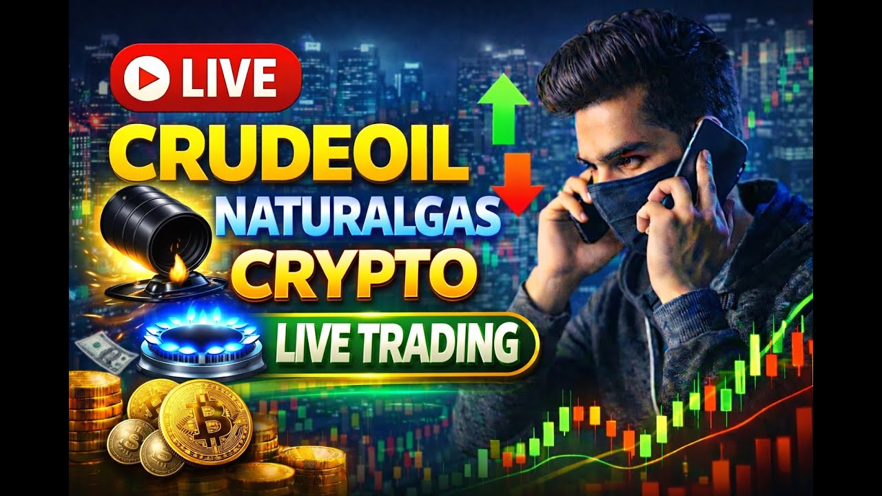 🔴28 JAN 2026 TRADING LIVE IN CRUDEOIL AND NATURALGAS,CRYPTO 