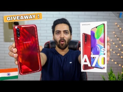 Samsung Galaxy A70s - Unboxing   GIVEAWAY  