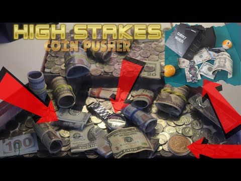 I Won OVER $200 in CASH, Smart Watch, & More On the High Stakes Coin Pusher!!! | Joshua Bartley