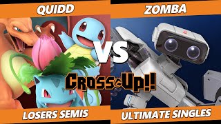 CROSSxUP Losers Semis - Zomba (ROB) Vs. Quidd (Pokemon Trainer) SSBU Ultimate Tournament