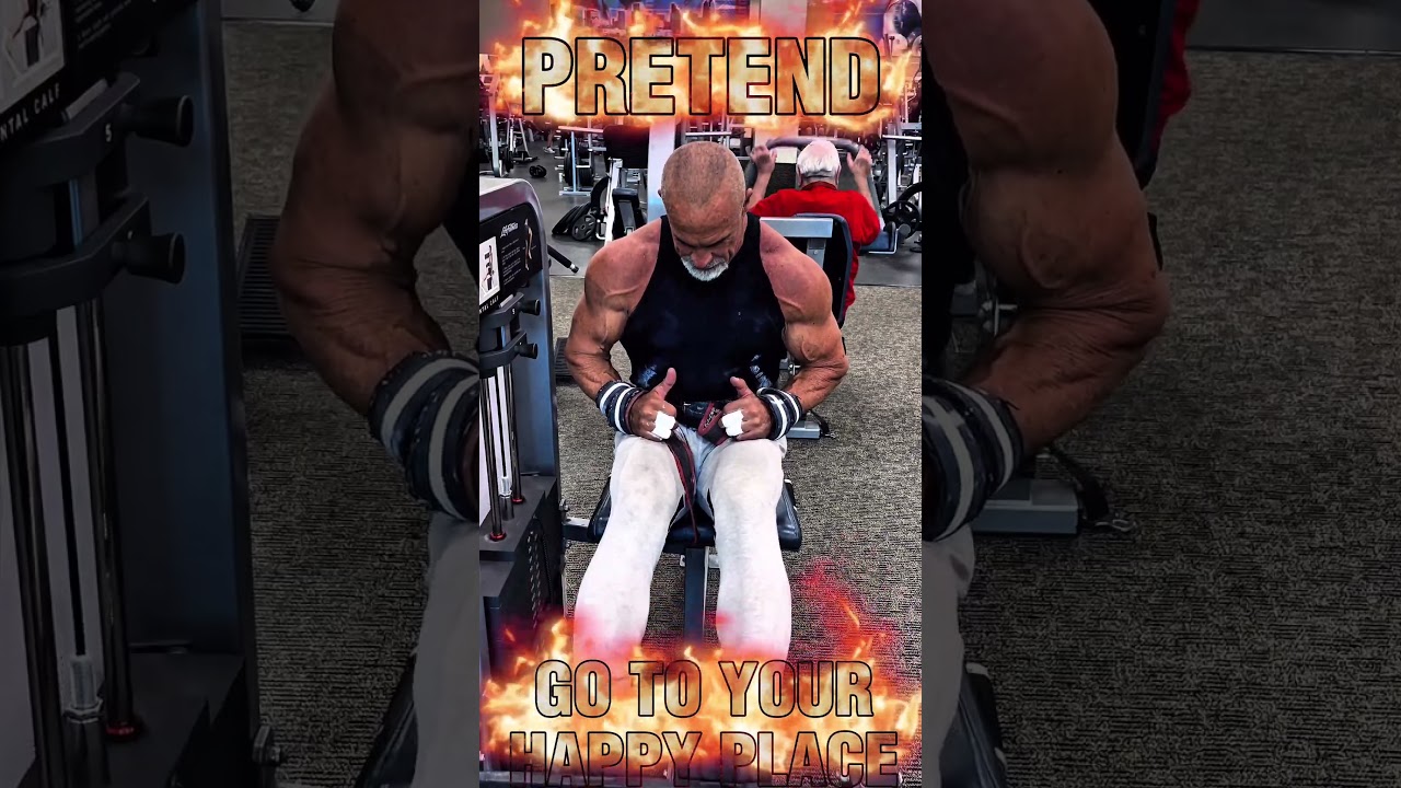 WHEN DOING CALVES, GO TO YOUR HAPPY PLACE WHY NOT BE IN DENIAL? #HAPPYPLACE #BURN #DENIAL #workout