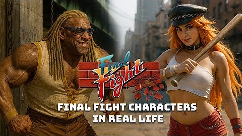 Final fight - characters in real life generated by ai
