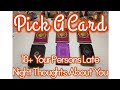 💌Pick A Card🔮 18+ Your Persons Late Night Thoughts About You 🤭🔥😬🥰🌊🧿😎🤩📥🧨🔞