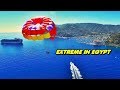 Sharm El Sheikh, Egypt 2018, Parachute water sport EXTREME!