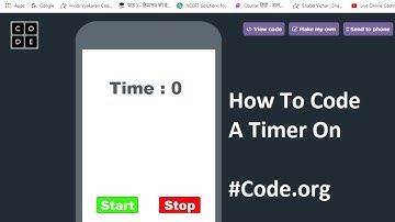 How To Create a Timer in App Lab #Code.org - Live Tutorial-6