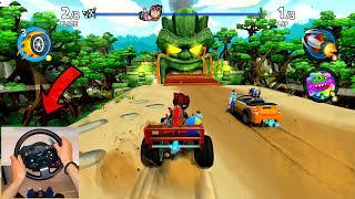 Steering Wheel Gameplay #2! Wasteland⚡Beach Buggy Racing 2 screenshot 5