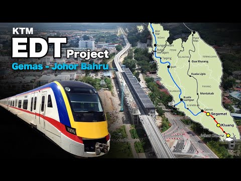 TOP 10 STATIONS of KTM-EDT Project: Gemas to Johor Bahru (KTM ETS Project)