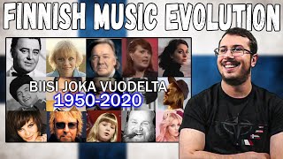 Italian Reacts To Finnish Music Evolution (1950-2020)