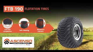 High Performance Flotation Tires, Ascenso Tires FTB 190 - Ascenso Tires North America.