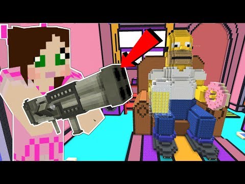 minecraft:-the-simpsons-living-room!!---fortnite-battle-royale---modded-mini-game