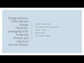 Energy Industry: Utility Service Outage Prediction