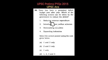 Part 48 : UPSC CSE 2015 PYQS Topicwise | Economy #uniquecreators