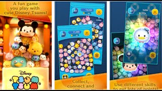 LINE Disney Tsum Tsum Puzzle Android İos Free Game GAMEPLAY VİDEO screenshot 2