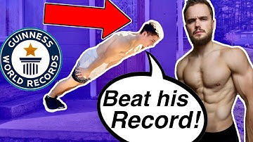 REAL NO HANDS PUSH UP CHALLENGE (NEW RECORD) CAN YOU BEAT ME ?