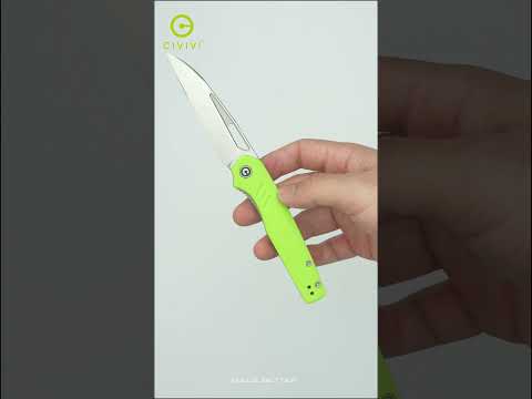 CIVIVI Guile with sleek Wharncliffe blade ,smooth front flipper   