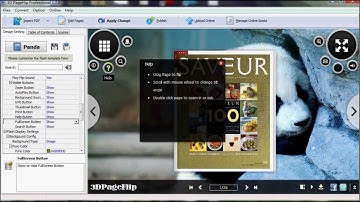 3Dbook Course: Add hlep button in Flipbook with 3DPageFlip Professional