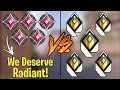Valorant: 5 Immortal who think they deserve Radiant VS 5 Actual Radiant Players!