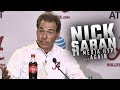 Nick Saban doesn't like reporter's question on Alabama's "sluggish start" vs Tennessee