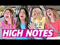 Best of HIGH NOTES Compilation w/Vocal Coach