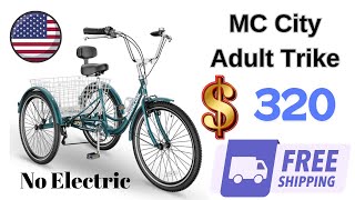 MC City Adult Trike  $ 320   No Electric   FREE SHIPPING USA  Factory Ontario California 2024