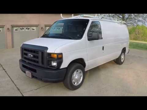 West TN 2014 Ford E150 Econoline Cargo Van Work Bins Ladder Rack used for sale info www sunsetmotors