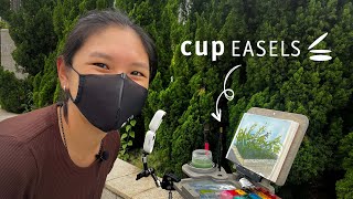 What’s in my plein air bag? | Cup Easel for outdoor sketching