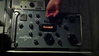 HM01 Number station on 11463 khz  on Collins R390-A/URR