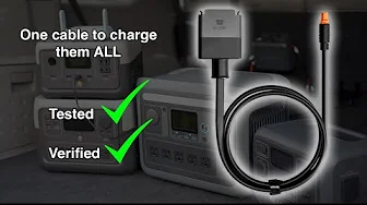 The cable we have been waiting for! EcoFlow Alternator Charger to xt60i