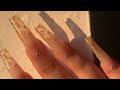How to Make Press On Nails || Louis Vuitton Ombre