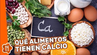 Qué alimentos tienen calcio