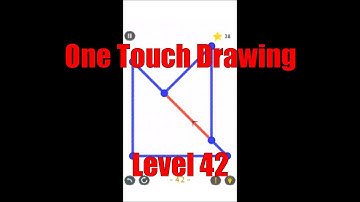 One Touch Drawing Level Stage Niveau Nivel Yровень 42. Solution