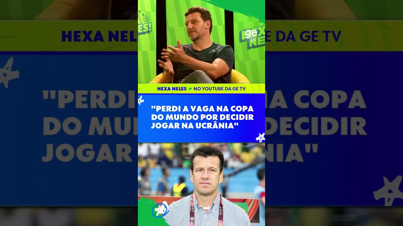 ELANO É GRATO A DUNGA POR IR PRA COPA DO MUNDO | #shorts | HEXA NELES