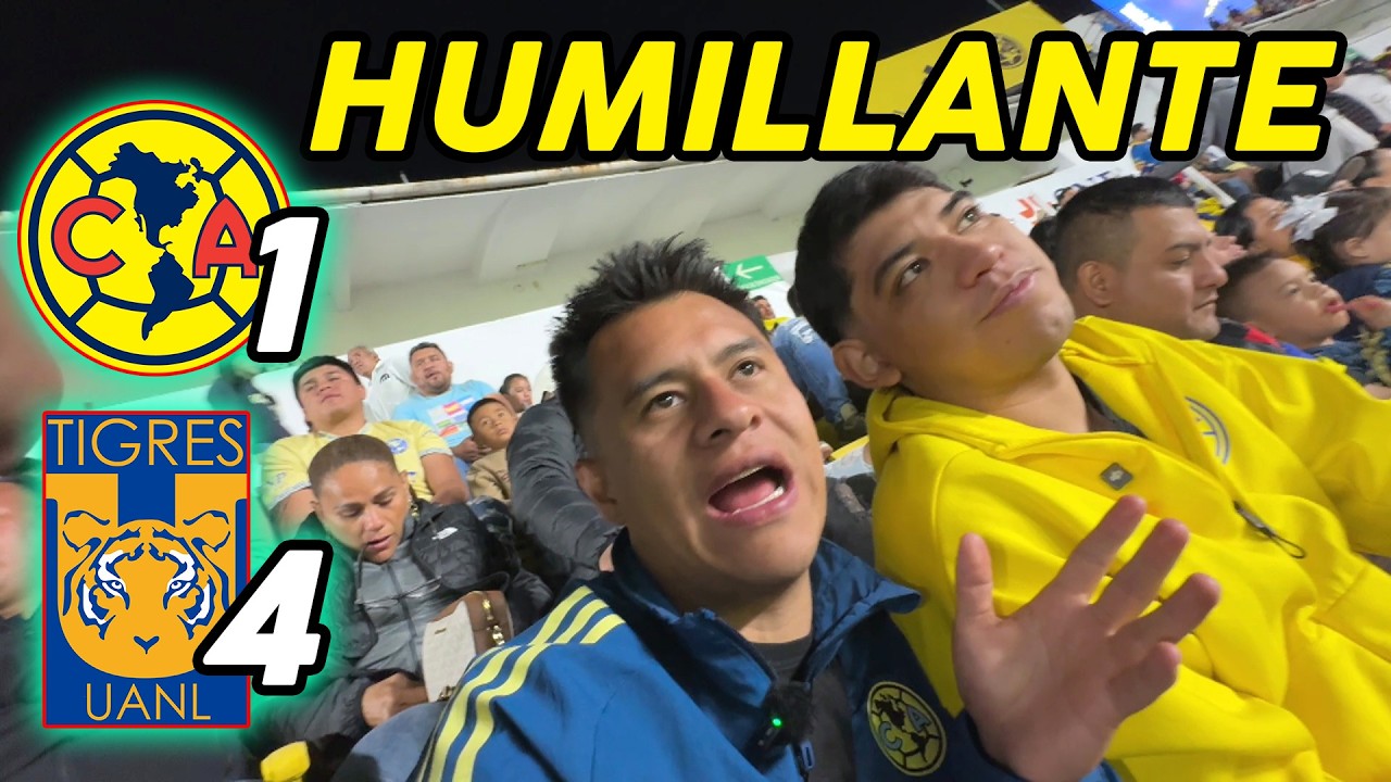 ¡LLANTO OVIPARO! Reacciones AMÉRICA 1-4 TIGRES Jornada 8 LIGA MX