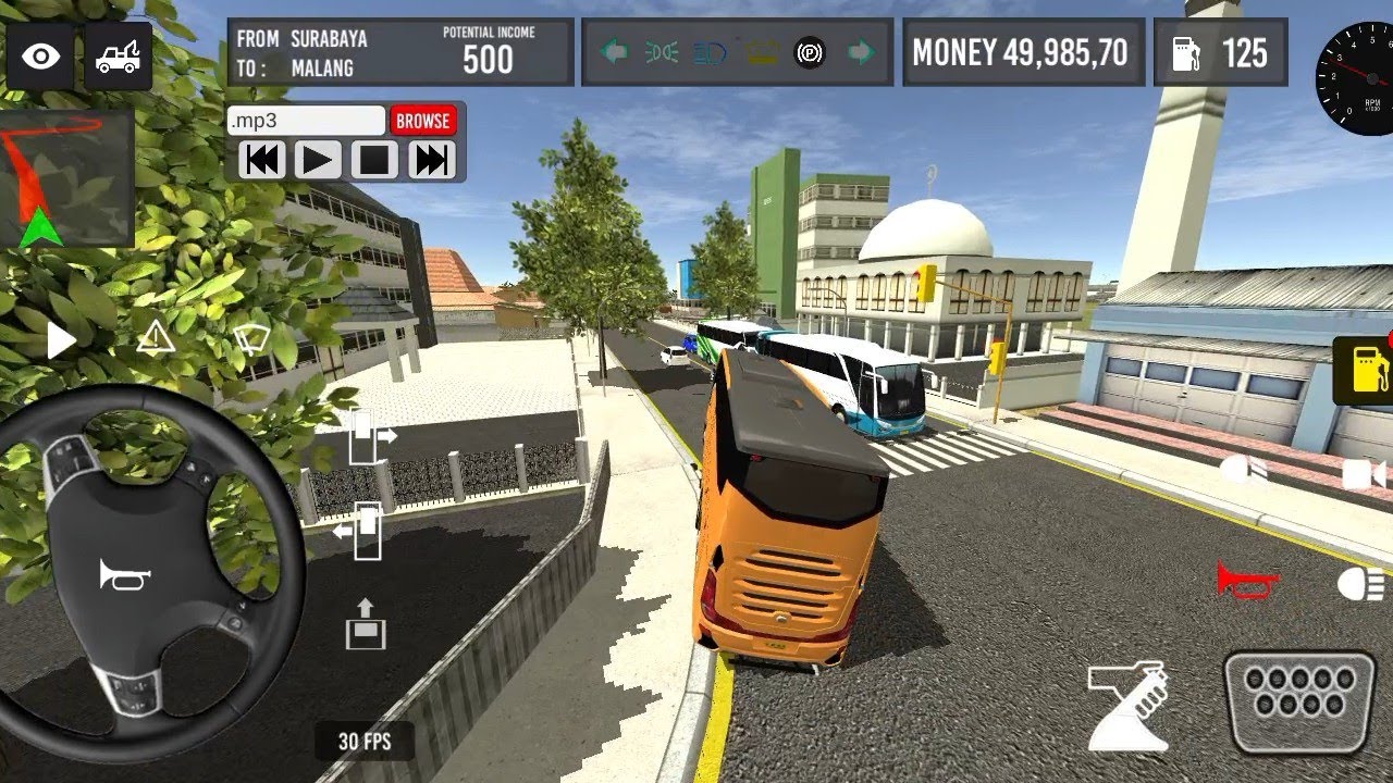 Euro Bus Driving Game Public Transportation 2024  💥🚌Indonesia Bus Simulator Android Gameplay