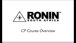 Ronin SA's Close Protection Course - An Overview