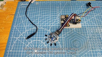 NANO Nº 64 Detector de fuego de 5 canales 120 grados.