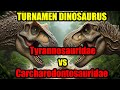 Turnamen Predator Besar Dinosaurus Tyrannosauridae dan Carcharodontosauridae di JWE 2