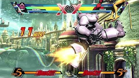 UMVC3 [1080p60fps] | Sentinel Re-launch Combo